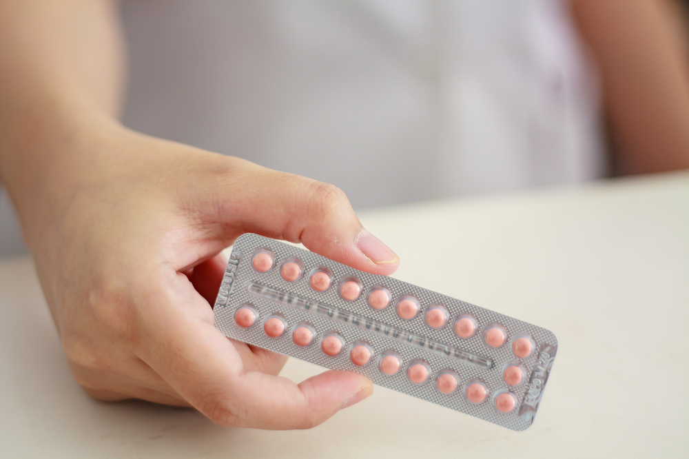 El efecto de tomar pastillas anticonceptivas.