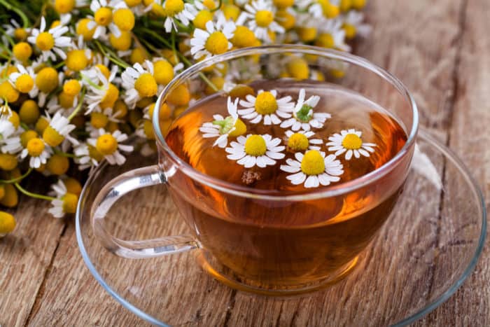 Beneficios del té de manzanilla.