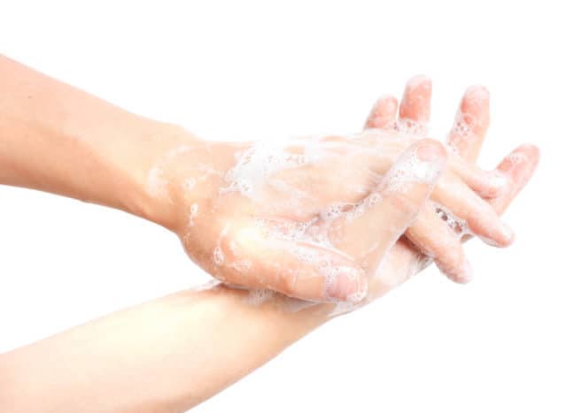 jabón antiséptico para lavarse las manos