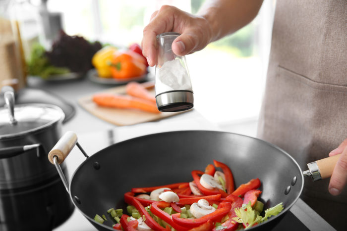 la sal no debe ser cocinada