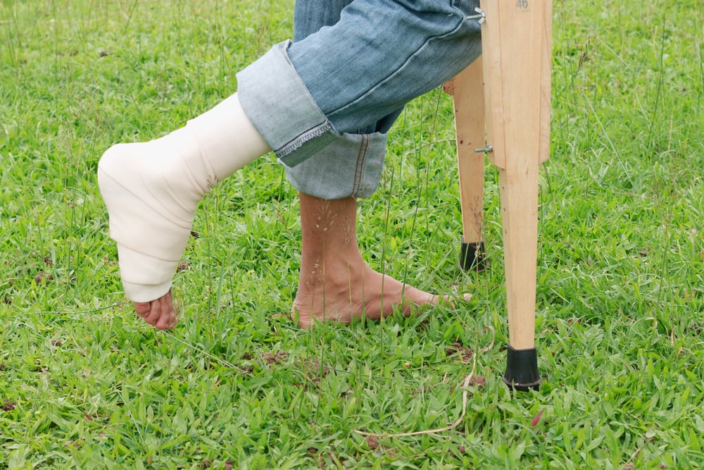 el camino después de una fractura de pierna