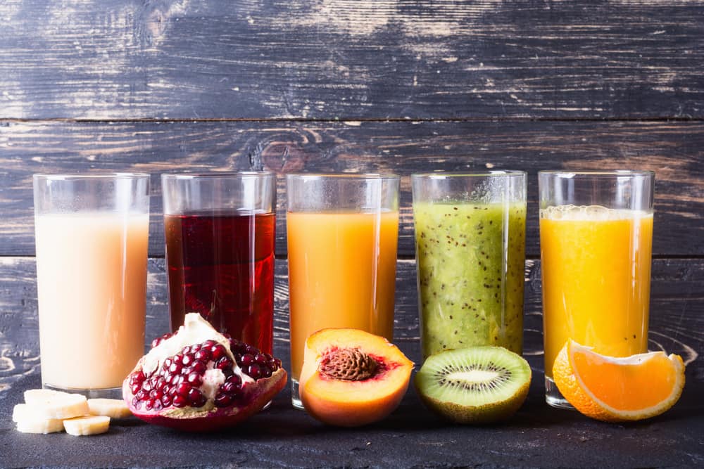 elige jugo de fruta saludable