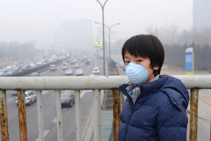 Impacto de la contaminación del aire.
