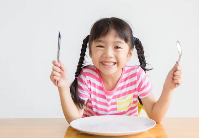 Acostumbrarse a que los niños quieran comer sano.